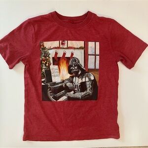 Christmas Darth Vader Gap t-shirt, red, size M